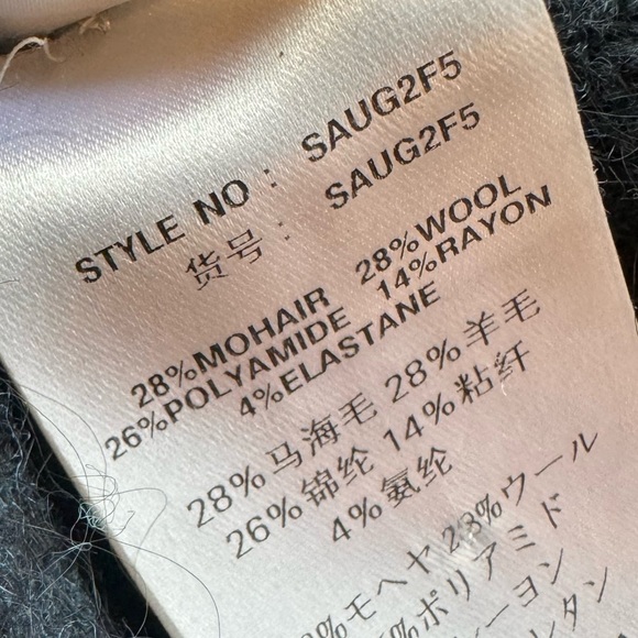 TSESAY by TSE Wool Blend Blue Sleeveless Tunic Sweater Women's Size Medium - Picture 9 of 9